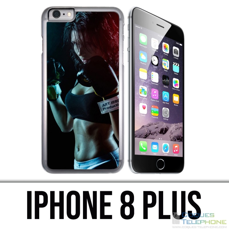 IPhone 8 Plus Hülle - Girl Boxing
