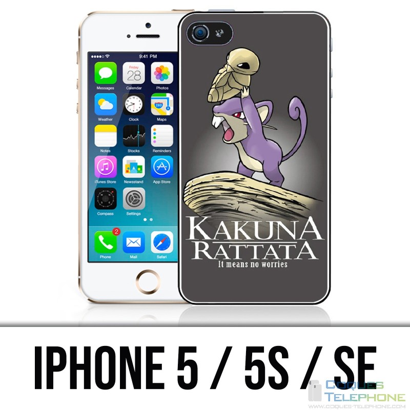 IPhone 5 / 5S / SE Case - Hakuna Rattata Lion King Pokemon