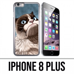 Coque iPhone 8 PLUS - Grumpy Cat