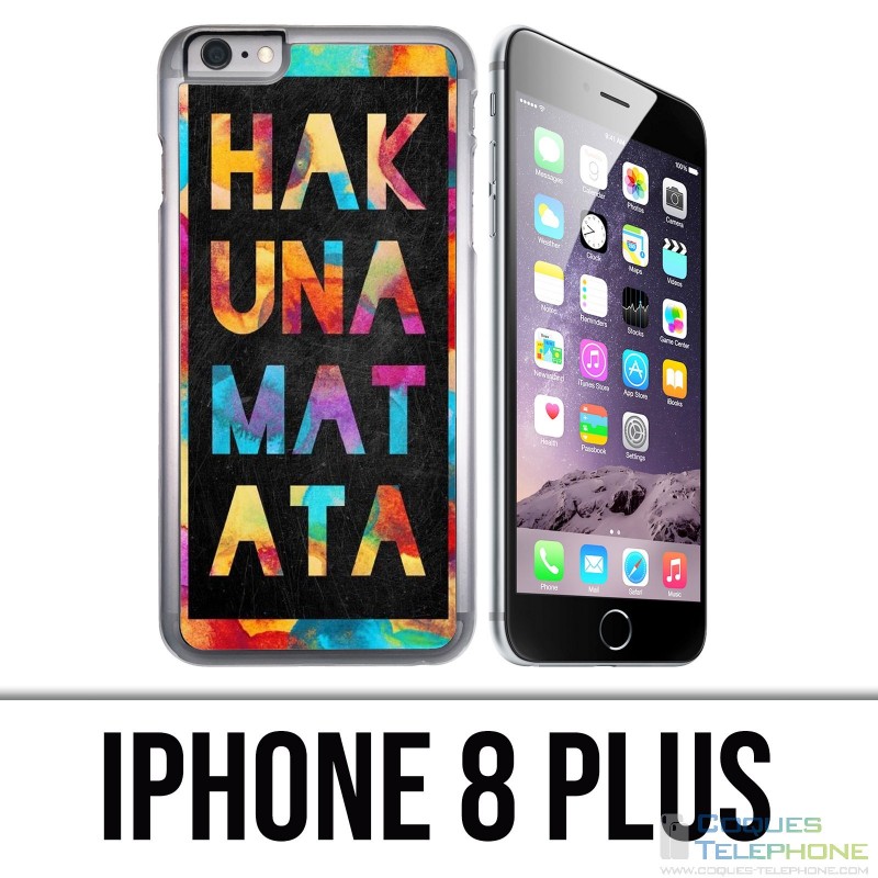 Custodia per iPhone 8 Plus - Hakuna Mattata