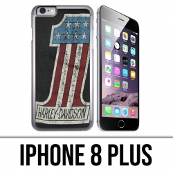 Custodia per iPhone 8 Plus - Logo Harley Davidson