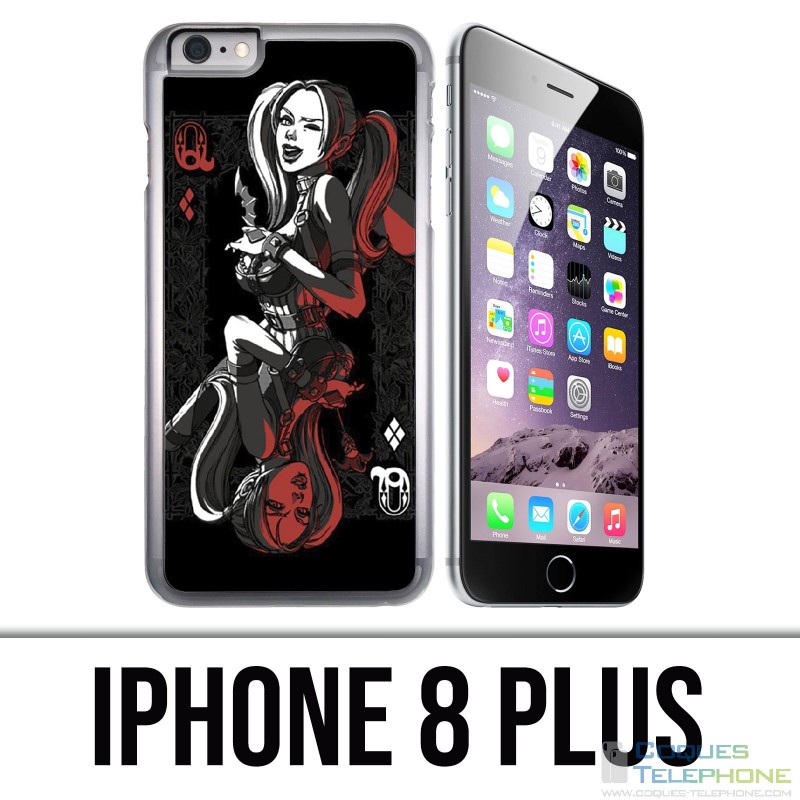 Funda para iPhone 8 Plus - Tarjeta Harley Queen