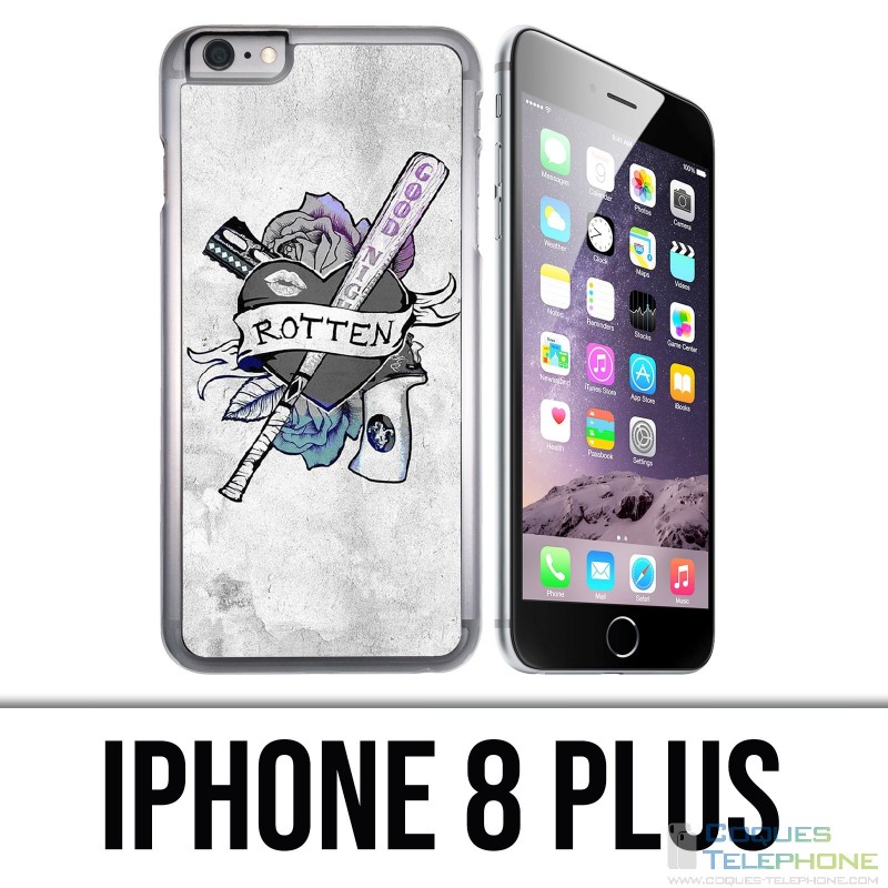 Coque iPhone 8 PLUS - Harley Queen Rotten