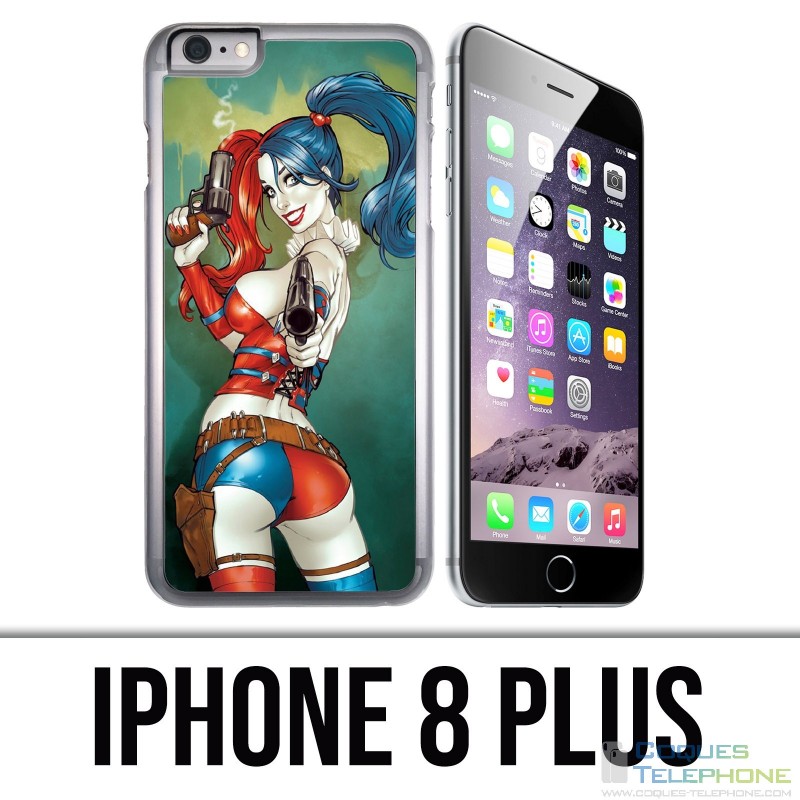 Coque iPhone 8 PLUS - Harley Quinn Comics