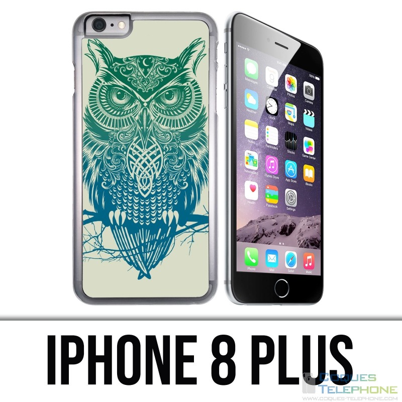IPhone 8 Plus Case - Abstract Owl