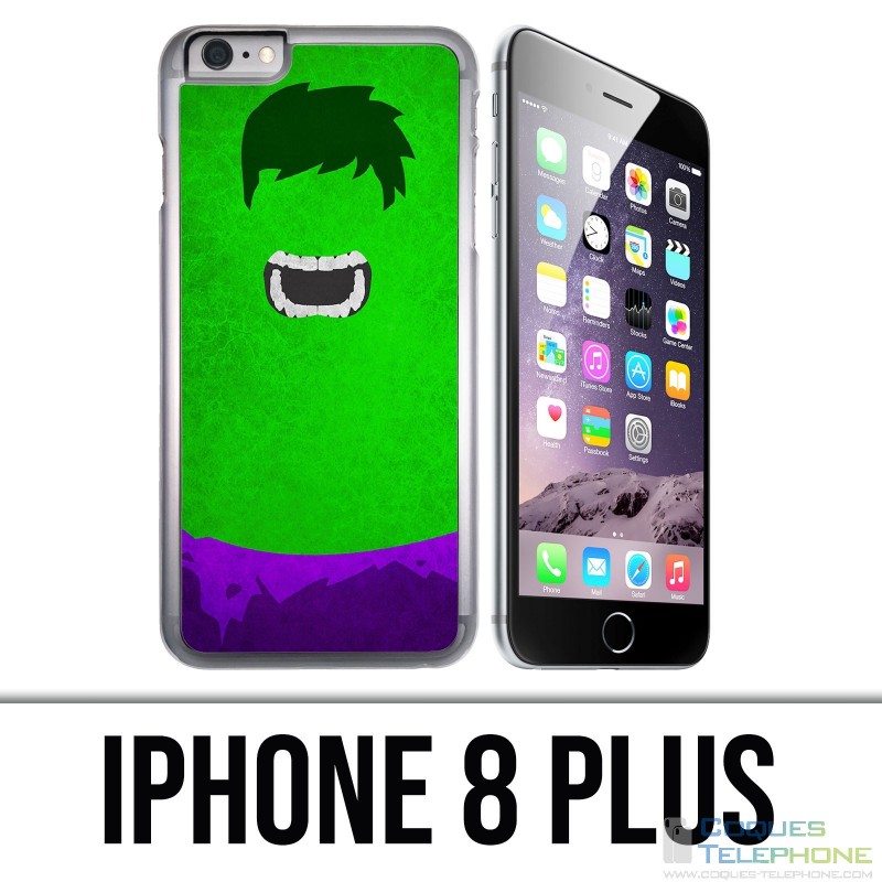 Custodia per iPhone 8 Plus - Hulk Art Design