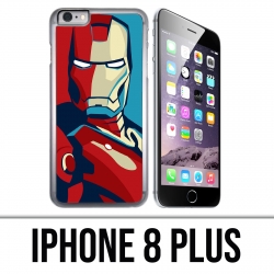 IPhone 8 Plus Hülle - Iron Man Design Poster