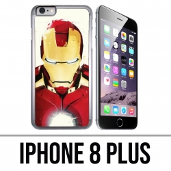Coque iPhone 8 PLUS - Iron Man Paintart