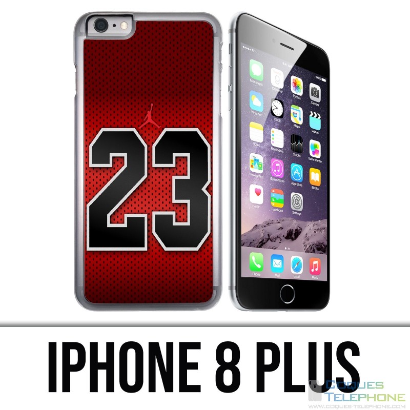 Custodia per iPhone 8 Plus - Pallacanestro Jordan 23