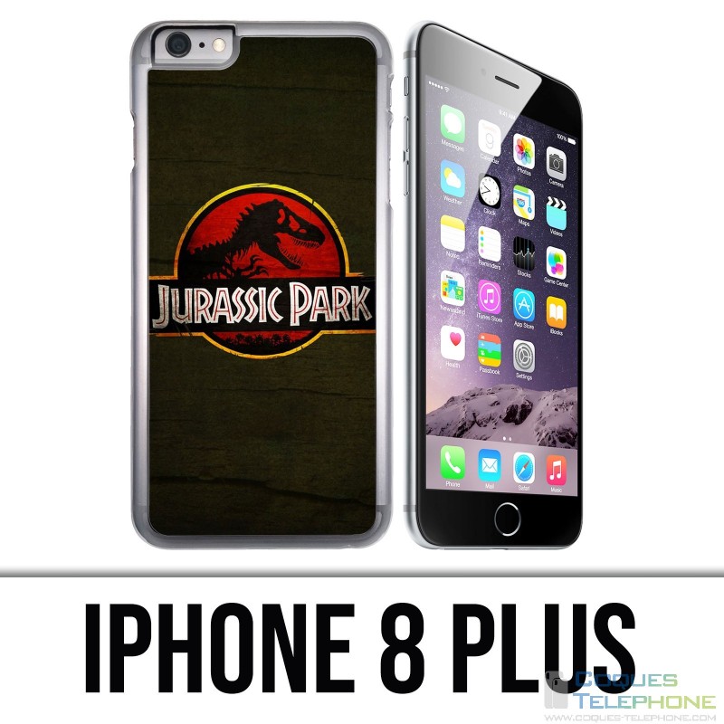 Coque iPhone 8 PLUS - Jurassic Park