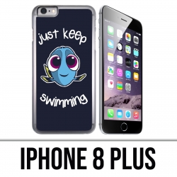 Coque iPhone 8 PLUS - Just Keep Swimming