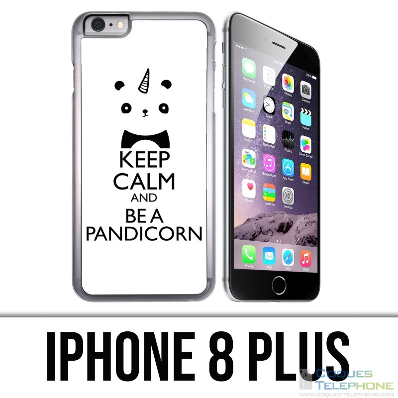 IPhone 8 Plus Case - Keep Calm Pandicorn Panda Unicorn
