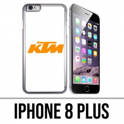 Coque iPhone 8 PLUS - Ktm Logo Fond Blanc