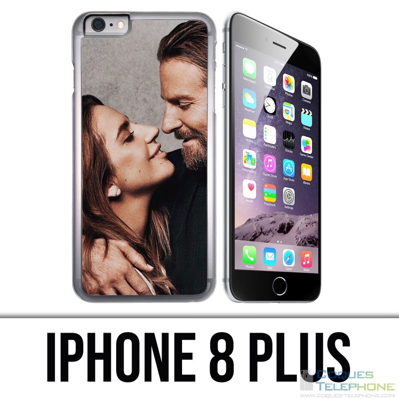 Custodia per iPhone 8 Plus - Lady Gaga Bradley Star Star Cooper Born