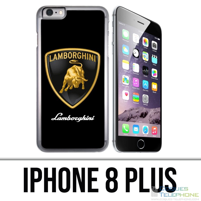 Custodia per iPhone 8 Plus - Logo Lamborghini