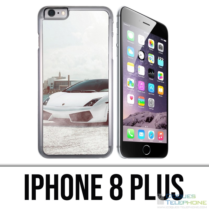 Custodia per iPhone 8 Plus - Lamborghini Car