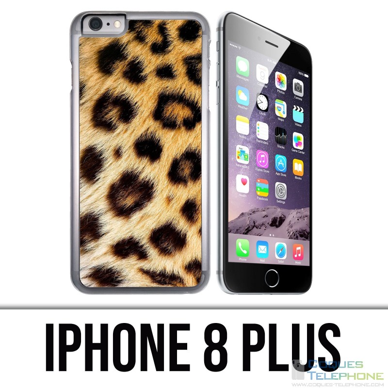 Custodia per iPhone 8 Plus - Leopard