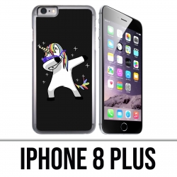 Coque iPhone 8 PLUS - Licorne Dab