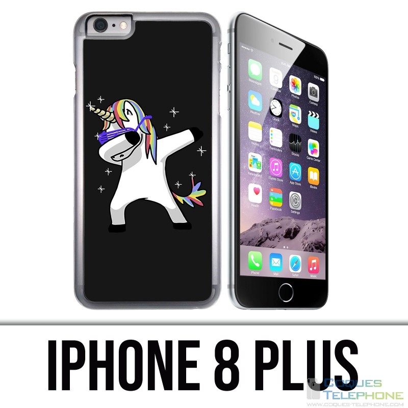 Funda iPhone 8 Plus - Unicorn Dab