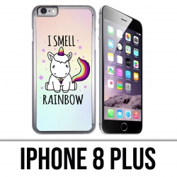 Custodia per iPhone 8 Plus - Unicorn I Smell Raimbow