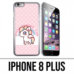 Funda iPhone 8 Plus - Unicornio Kawaii