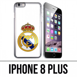 Coque iPhone 8 PLUS - Logo Real Madrid