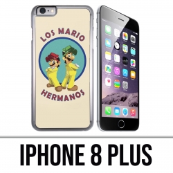 Custodia per iPhone 8 Plus - Los Mario Hermanos