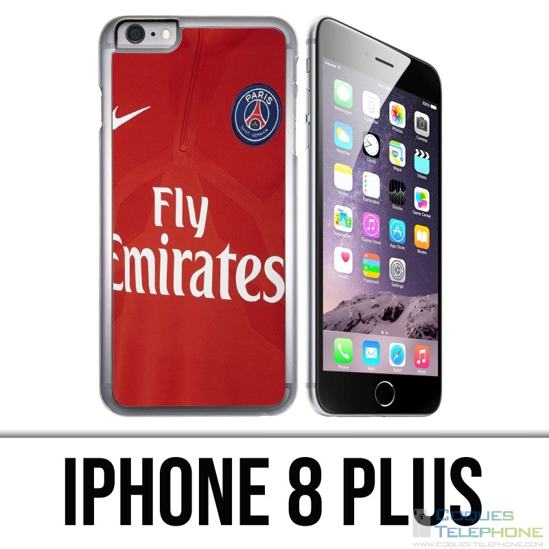 Funda para iPhone 8 Plus - Jersey rojo Psg