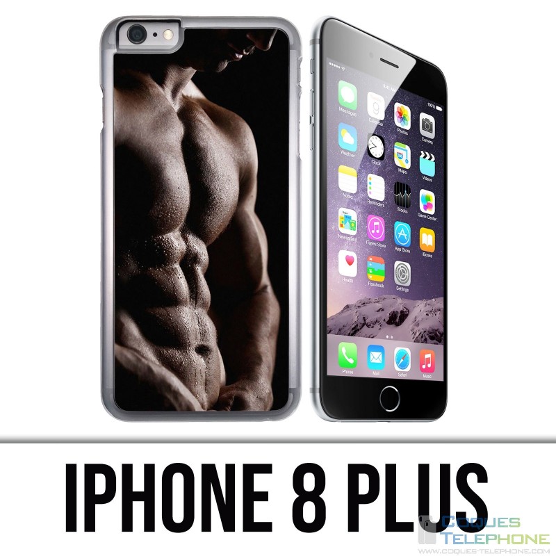 Custodia per iPhone 8 Plus - Man Muscles
