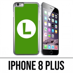 Coque iPhone 8 PLUS - Mario Logo Luigi