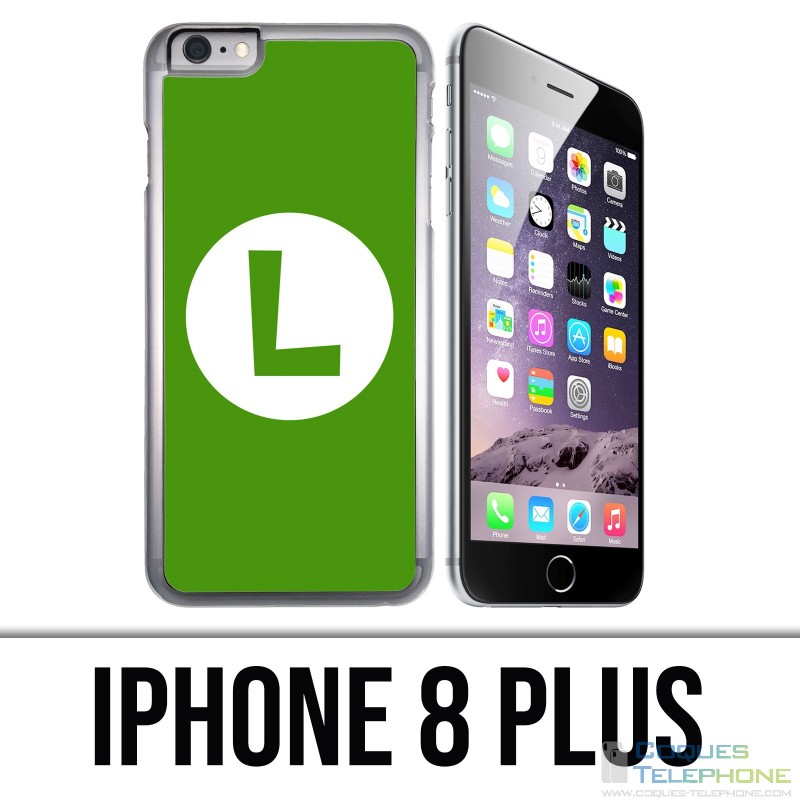 Funda iPhone 8 Plus - Mario Logo Luigi