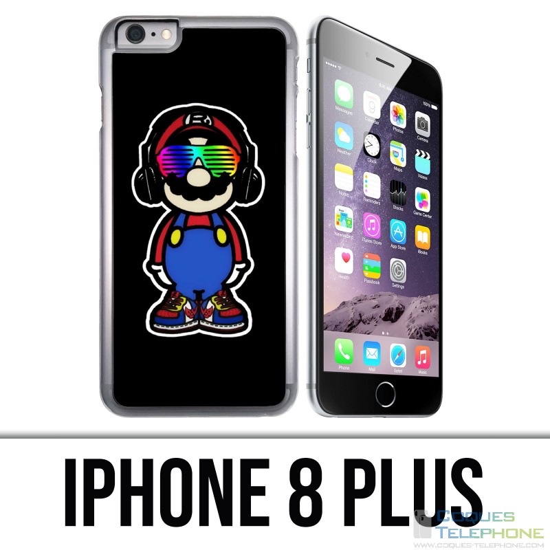 Coque iPhone 8 PLUS - Mario Swag