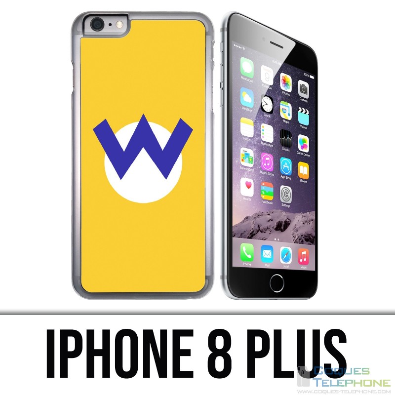 Funda iPhone 8 Plus - Mario Wario Logo