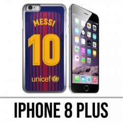 Coque iPhone 8 PLUS - Messi Barcelone 10
