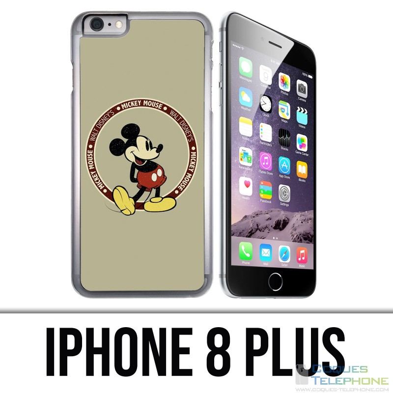 Funda iPhone 8 Plus - Vintage Mickey