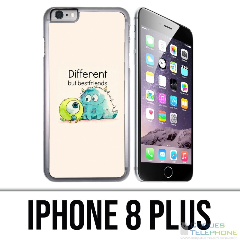 Coque iPhone 8 PLUS - Monstre Cie Best Friends