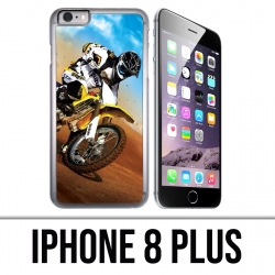 Coque iPhone 8 PLUS - Motocross Sable