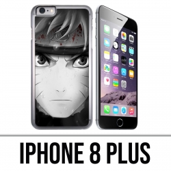 Funda iPhone 8 Plus - Naruto Blanco y Negro