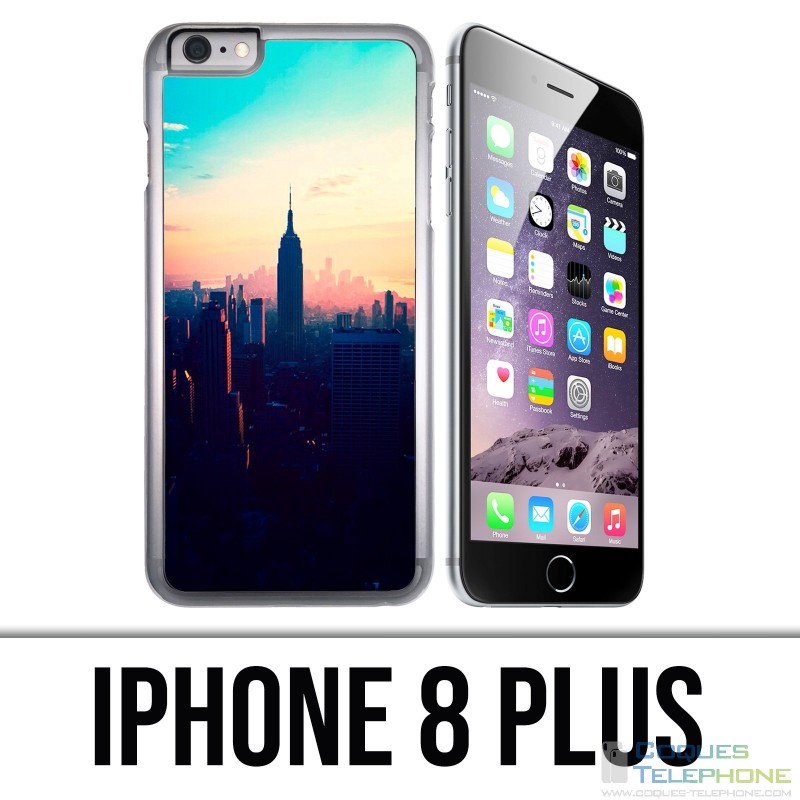 Coque iPhone 8 Plus - New York Sunrise
