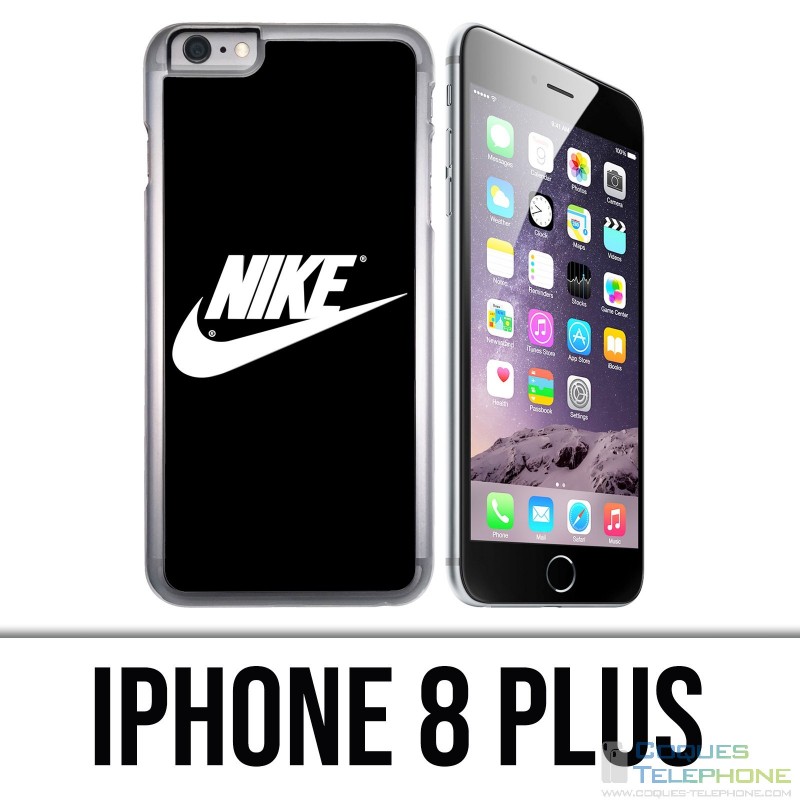 Custodia per iPhone 8 Plus - Logo Nike nero