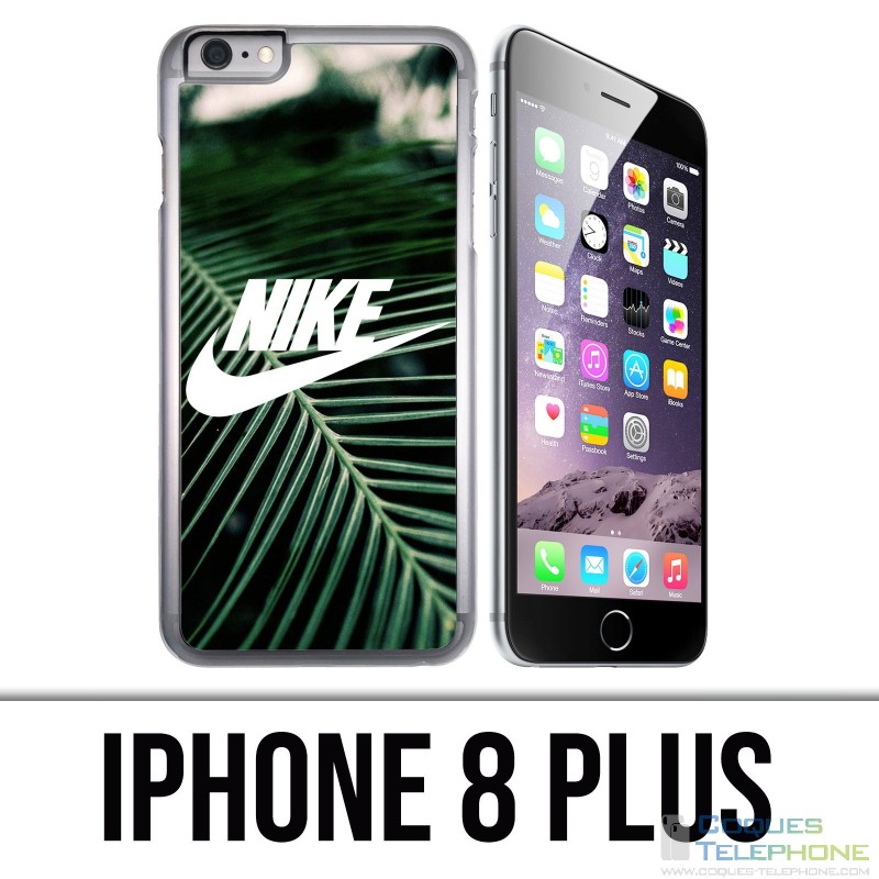 Coque iPhone 8 PLUS - Nike Logo Palmier