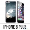 Custodia per iPhone 8 Plus - Logo Nike in legno