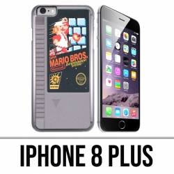 Custodia per iPhone 8 Plus: cartuccia Nintendo Nes Mario Bros