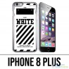 Funda iPhone 8 Plus - Blanco roto Blanco