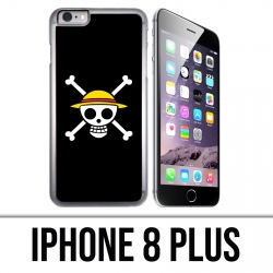 Funda iPhone 8 Plus - Nombre del logotipo de una pieza