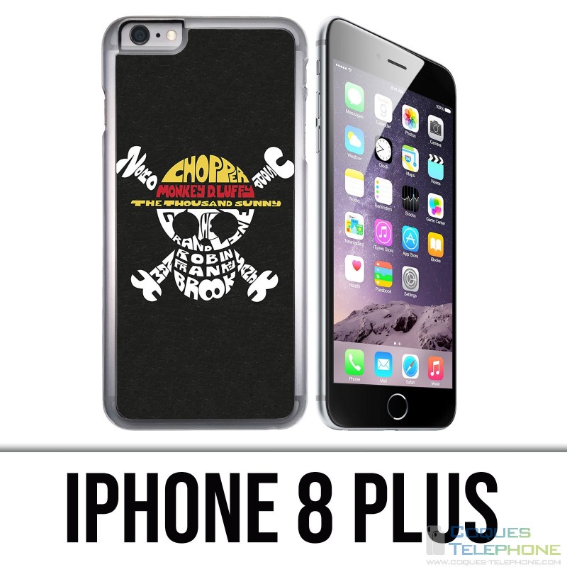 Custodia per iPhone 8 Plus - One Piece Logo