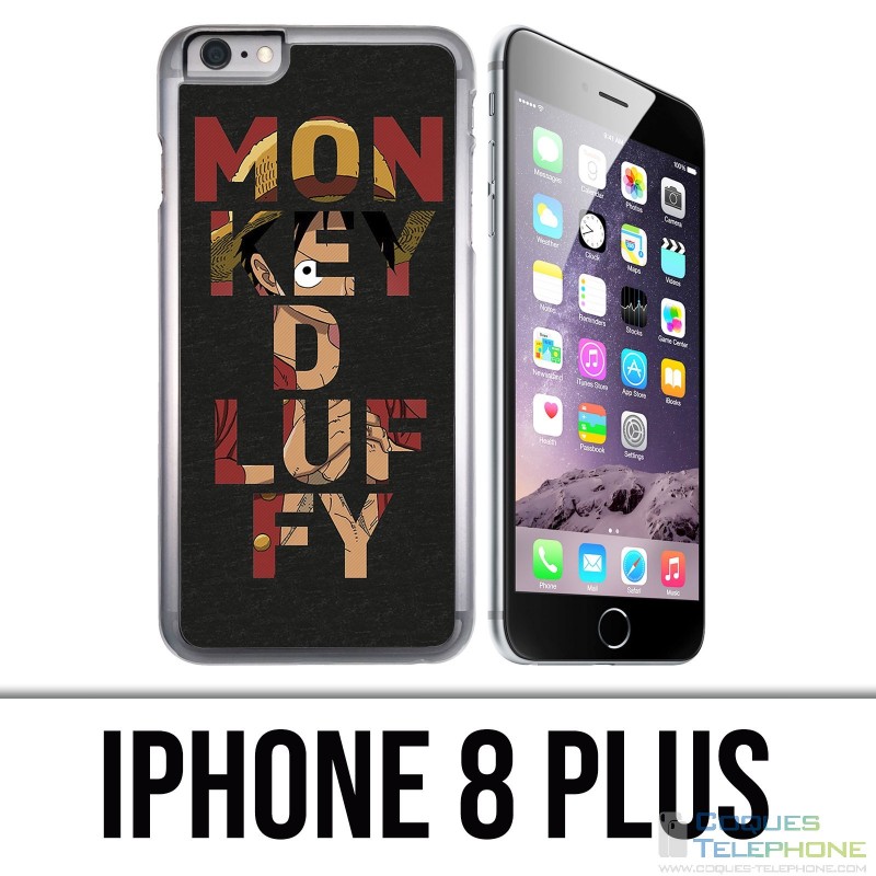 Coque iPhone 8 PLUS - One Piece Monkey D.Luffy