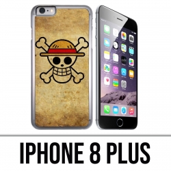 Coque iPhone 8 PLUS - One Piece Vintage Logo