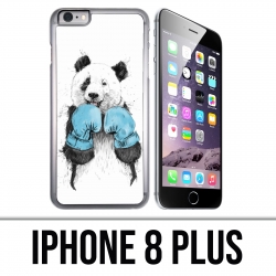 Coque iPhone 8 Plus - Panda Boxe