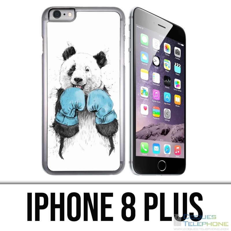 Funda iPhone 8 Plus - Panda Boxing